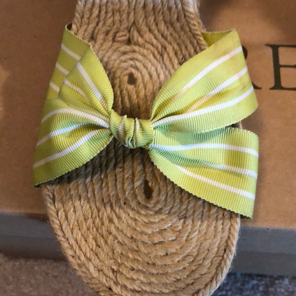 J.Crew green and white striped espadrilles - Picture 4 of 4